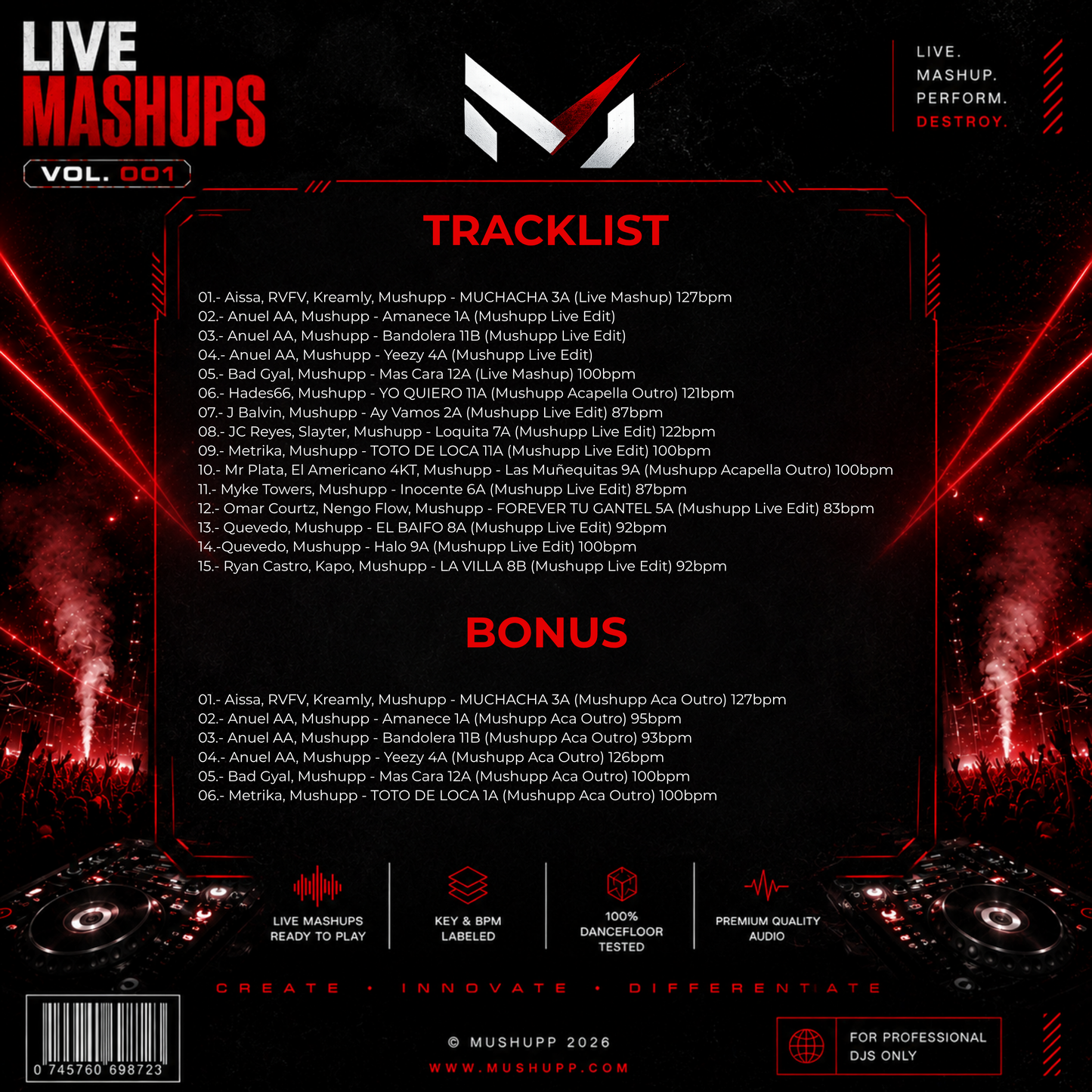 LIVE MASHUP VOL. 001